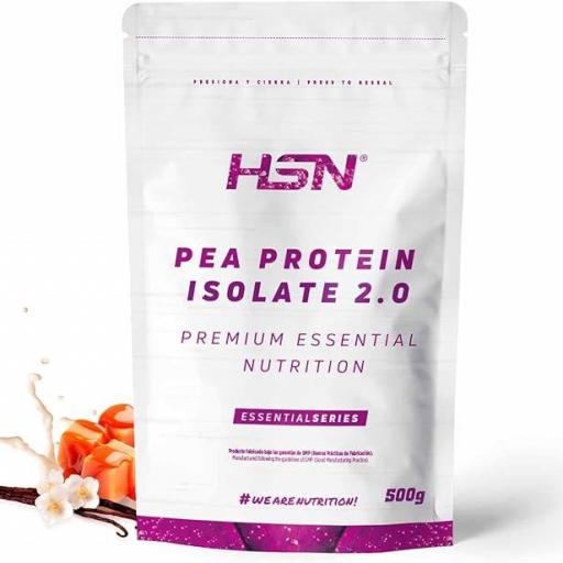 HSN PROTEINA GUISANTE AISLADA CARAMELO 500G