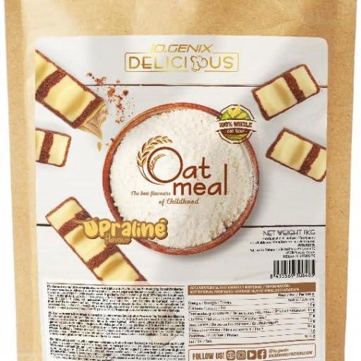 IO GENIX HARINA DE AVENA PRALINÉ 1 KG