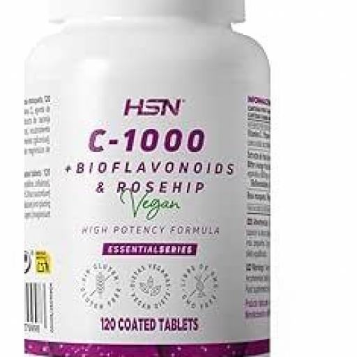 HSN VITAMINA C 1000MG + ROSA MOSQUETA + BIOFLAVONOIDES 120TABS [0]