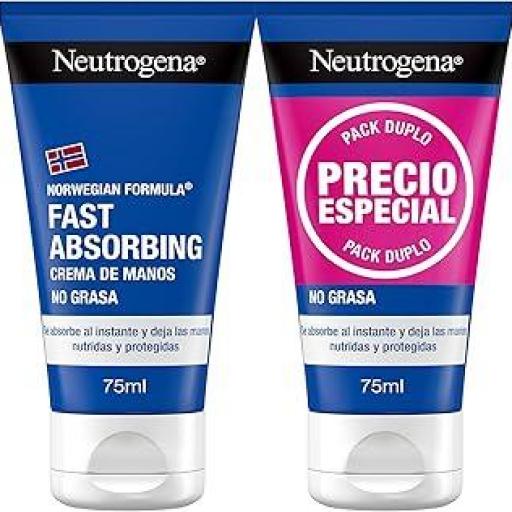 NEUTROGENA CREMA DE MANOS RAPIDA  75 ML DUPLO