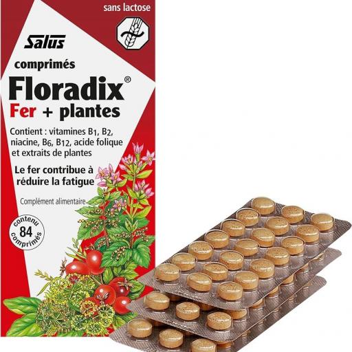 FLORADIX 84 COMPRIMIDOS HIERRO + VITAMINAS 