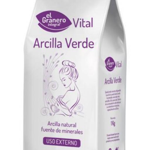 ARCILLA VERDE EN POLVO  X 1KG  [0]