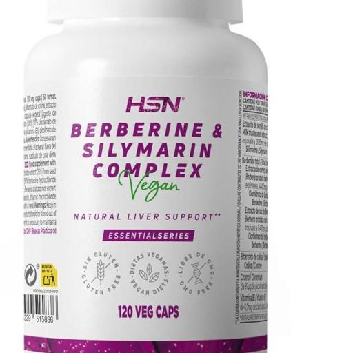HSN BERBERINA 175MG + CARDO MARIANO +SILIMARINA 120 CAPS [0]