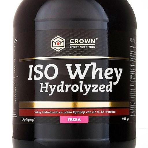 BOTE CROWN ISO WHEY HYDROLIZED FRESA