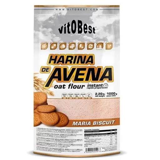 VITOBEST HARINA DE AVENA 1KG GALLETA [0]