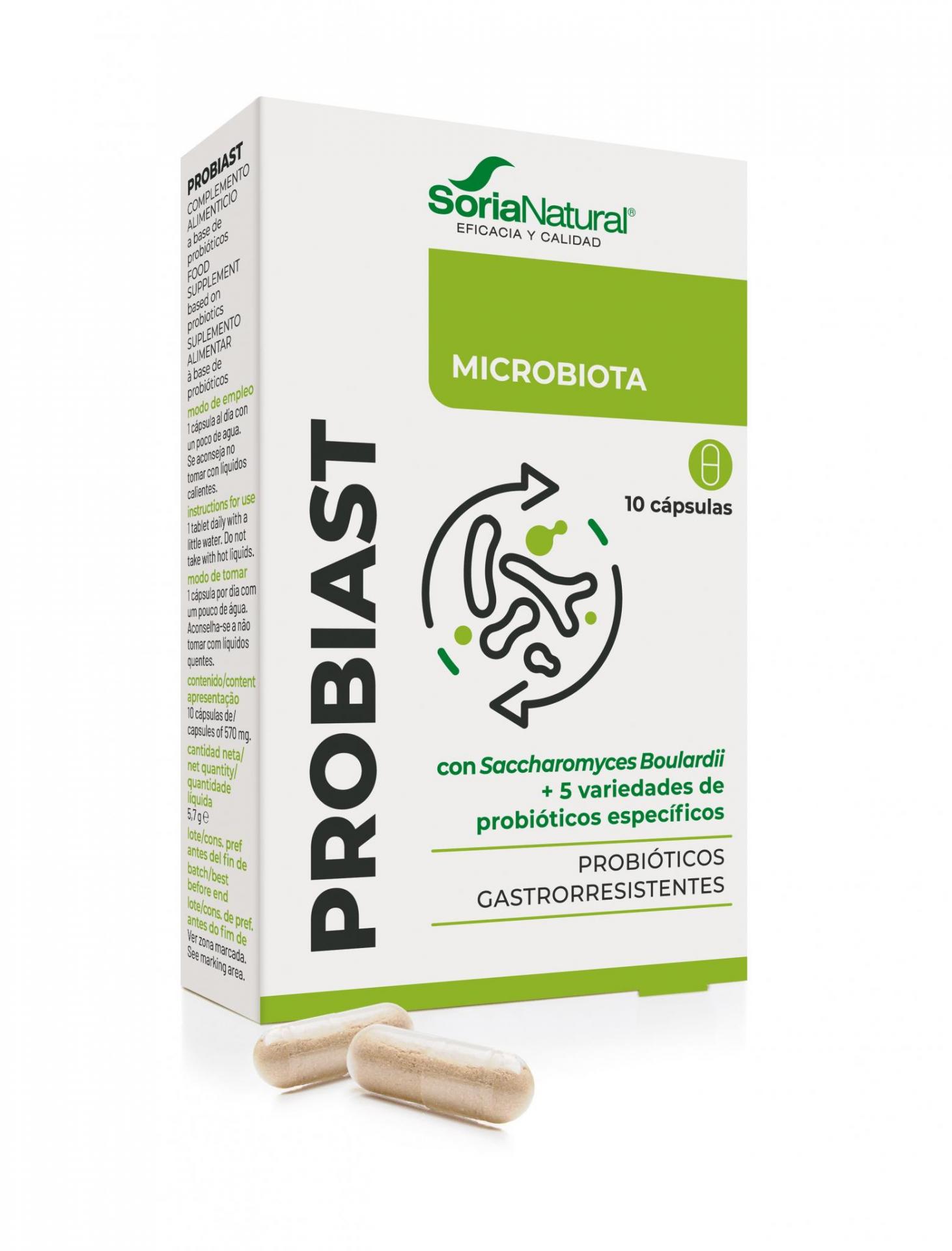 SORIA NATURAL PROBIAST 10 CAPS