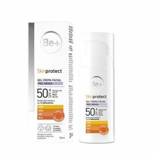 BE+ SKIN PROTECT P/ GRASA SPF 50+ 50 ML