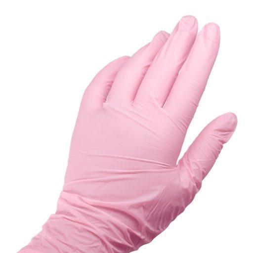 SIS GUANTES NITRILO ROSA 100 UDS. TALLA M [0]
