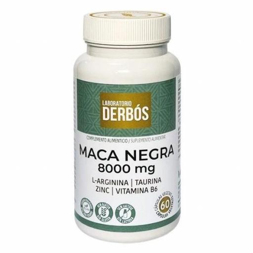 DERBÓS MACA NEGRA 8000 MG 60 CAPSULAS