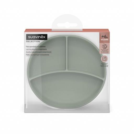 SUAVINEX SEL PLATO CON DIVISION SIL COL ESS VD