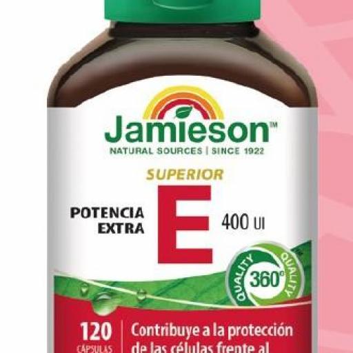 JAMIESON VITAMINA E SUPERIOR 400UI 120 CAPSULAS