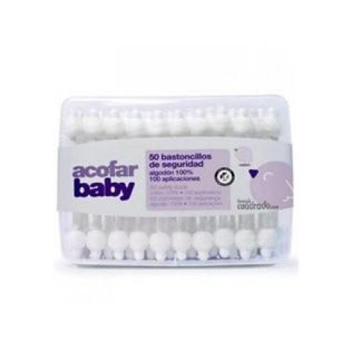 ACOFARM BASTONCILLOS OIDOS SEGURIDAD  50 U [0]