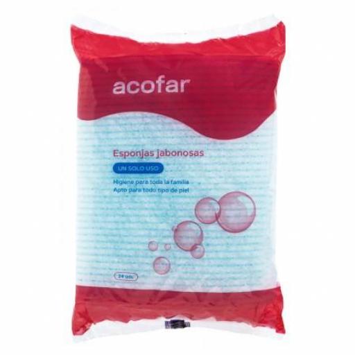 ACOFAR ESPONJA ENJABONADA DESECHABLE 24 ESPONJA [0]