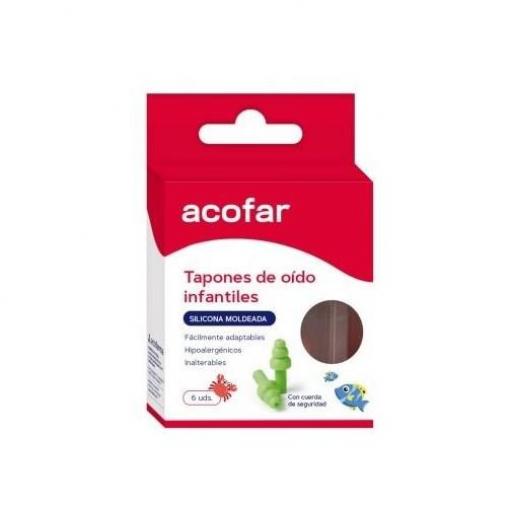 ACOFAR TAPON OIDOS SILICONA  INFANT 6 U