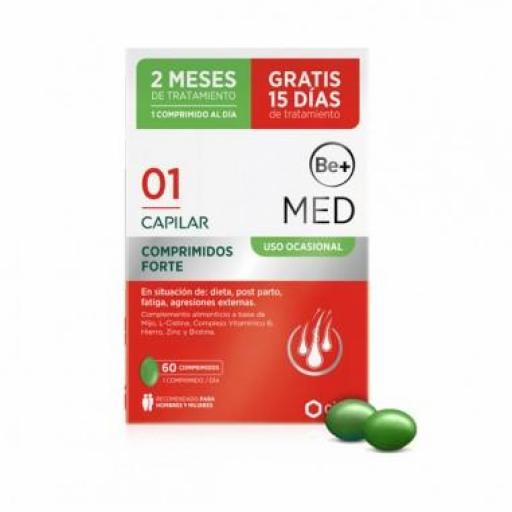 BE+ MED CAPILAR USO OCASIONAL FORTE 60 COMP