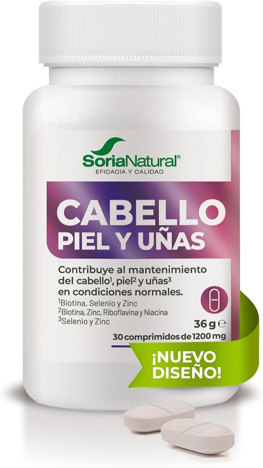 SORIA NATURAL CABELLO, PIEL, UÑAS 30COMP.