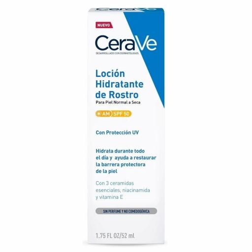 CERAVE LOCION HIDRATANTE ROSTRO P/N A P/S SPF50