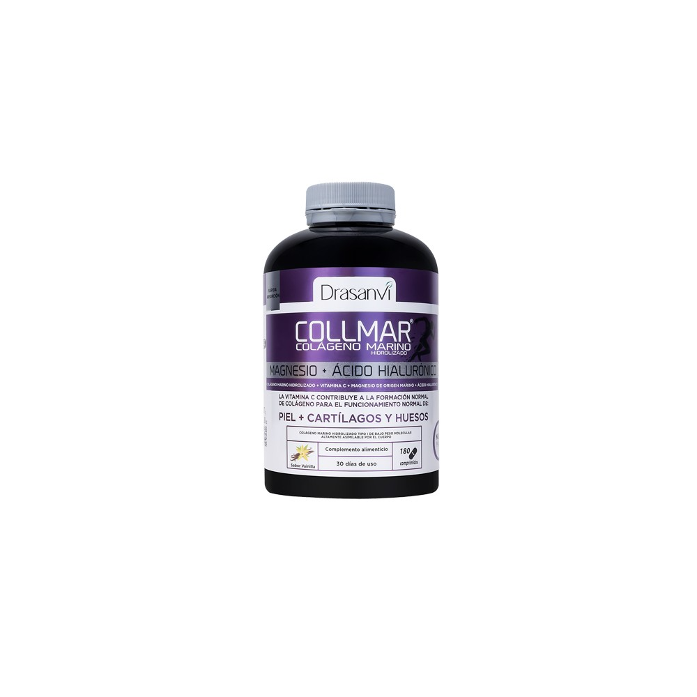 DRASANVÍ COLLMAR MG+ÁC HIALURÓNICO 180 CAPS | SABOR VAINILLA