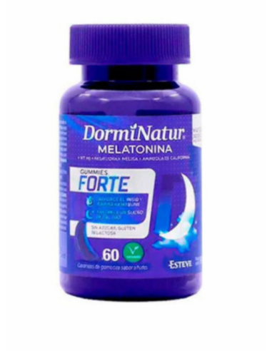 DORMINATUR GUMMIES FORTE 60 CARAMELOS DE GOMA SABOR FRUTA