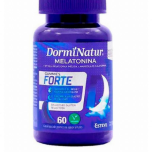 DORMINATUR GUMMIES FORTE 60 CARAMELOS DE GOMA SABOR FRUTA