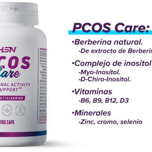 HSN PCOS CARE HORMONAL ACTIVITY SUPPORT 120 CAPSULAS