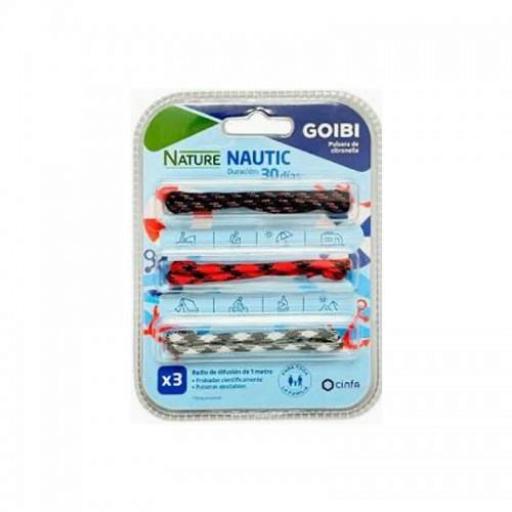 GOIBI PULSERA CITRONELLA NAUTIC 3U      