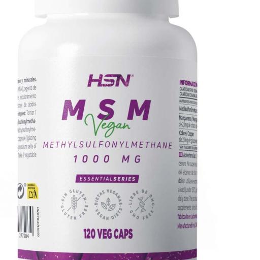 HSN MSM 1000MG 120 CAPSULAS