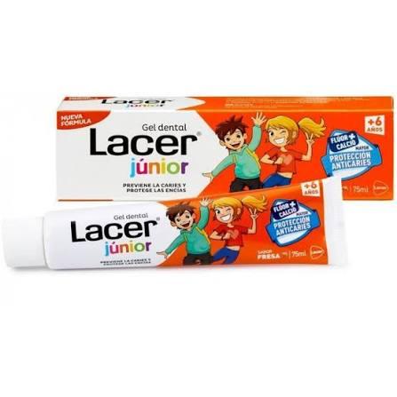 LACER JUNIORGEL DENTAL 75ML SABOR FRESA