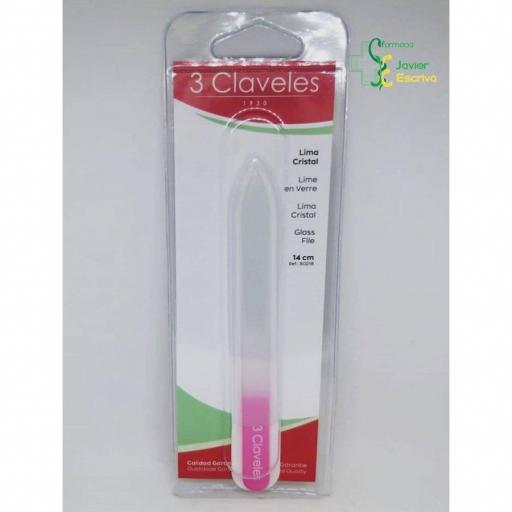 3 CLAVELES LIMA FIBRA DE VIDRIO