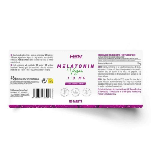 HSN MELATONINA 1.9 MG 120 COMPRIMIDOS [1]