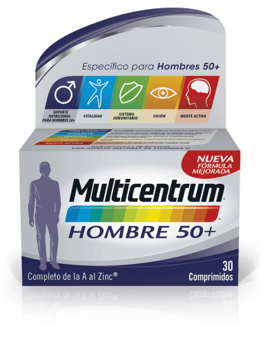 MULTICENTRUM HOMBRE 50+ 30 COMP