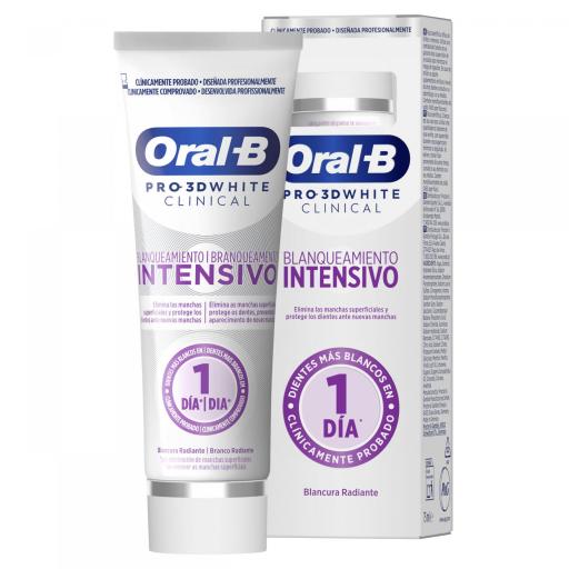 ORAL B 3DWHITE BLANCURA INTENSO 75ML