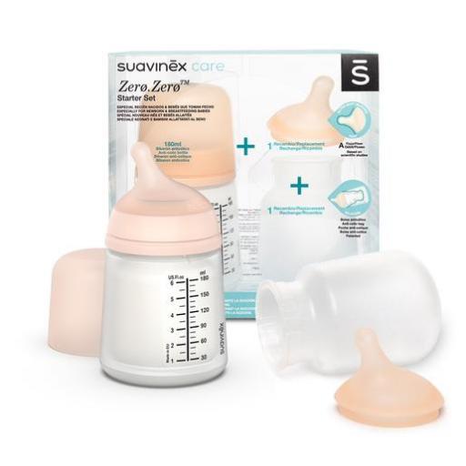 SUAVINEX SET BIBERON ANTICOLICO ZERO ZERO