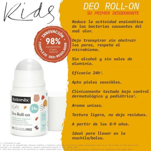 SUAVINEX KIDS DEO ROLL-ON 50ML