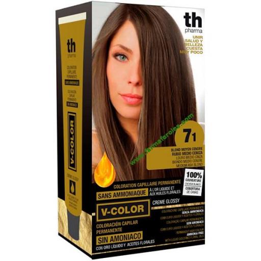 TINTE VITALINA N7.1 RUBIO MEDIO CENIZA SIN AMONIACO