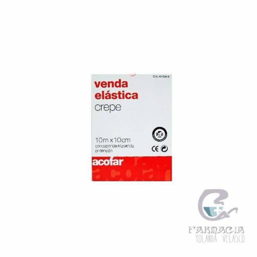 ACOFAR VENDA ELASTICA CREPE  10 M X 10 CM [0]
