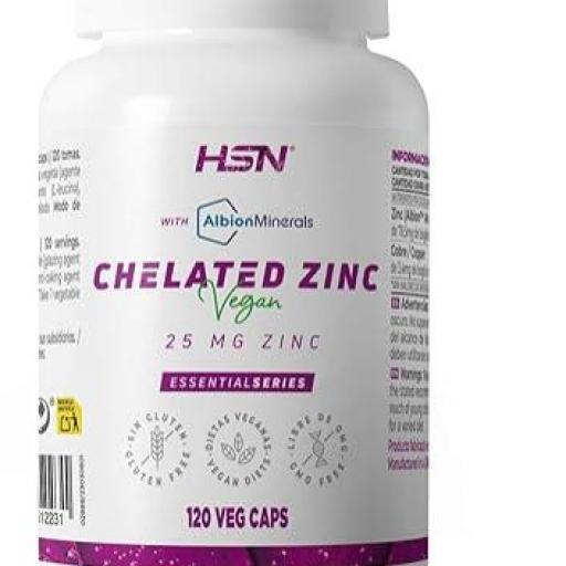 HSN BISGLICINATO DE ZINC 25MG 120CAPS [0]