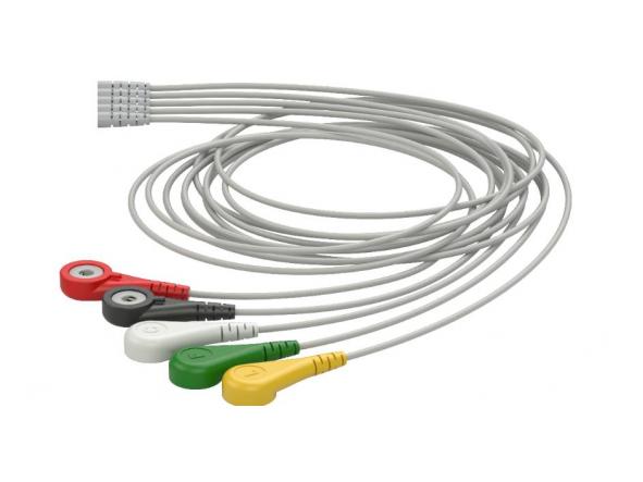 Cable ECG Kit de 3 leads snap 6 leads Dräger Multimed Plus [1]