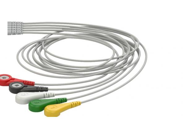 Cable ECG completo snap 3 leads 5 snap Philips [1]
