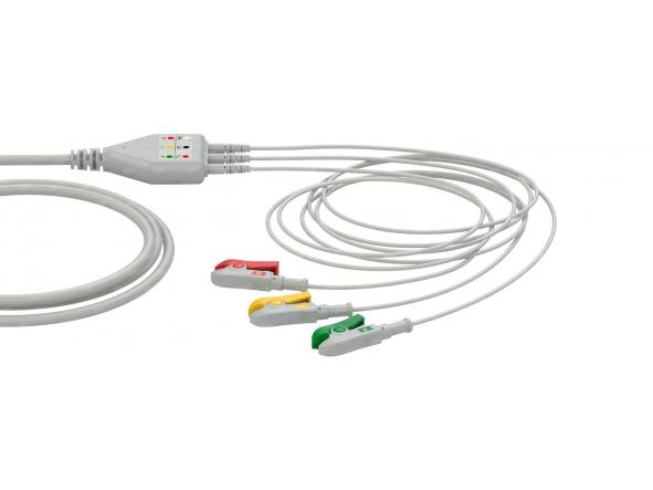Cable ECG completo clamp 3 Leads Bionet [1]
