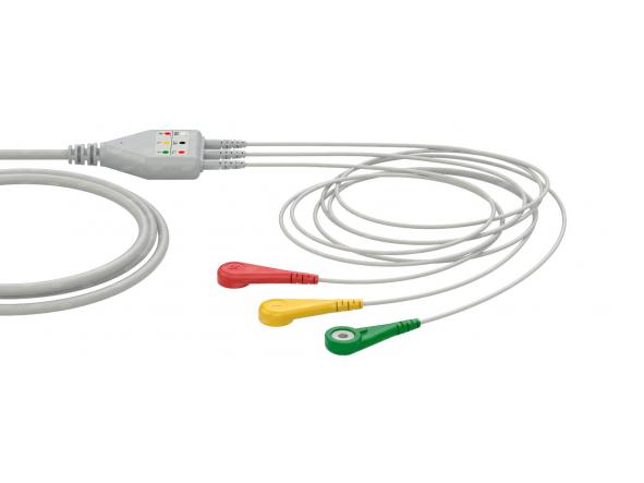 Cable ECG completo snap 3 Leads BCI [1]