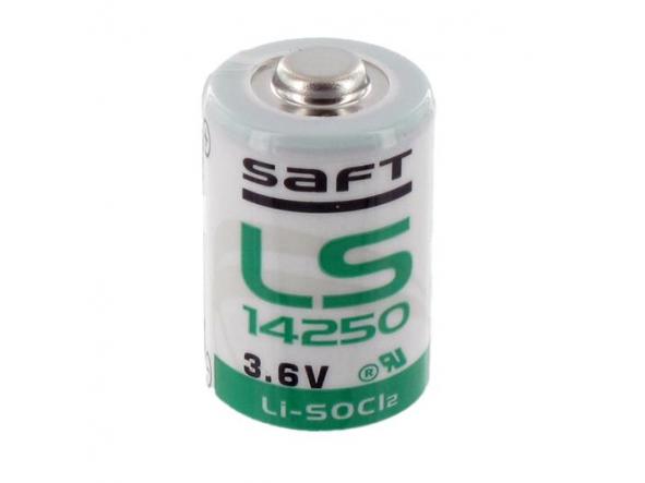 Batería de litio 1/2AA Saft LS14250 3,6V