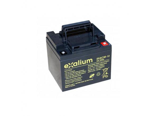 Bateria de plomo 12V 50Ah (198 x 166 x 171) (EXAC50 - 12) 