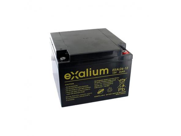 Bateria de plomo 12V 26Ah (166 x 175 x 125) (EXAL26 - 12)