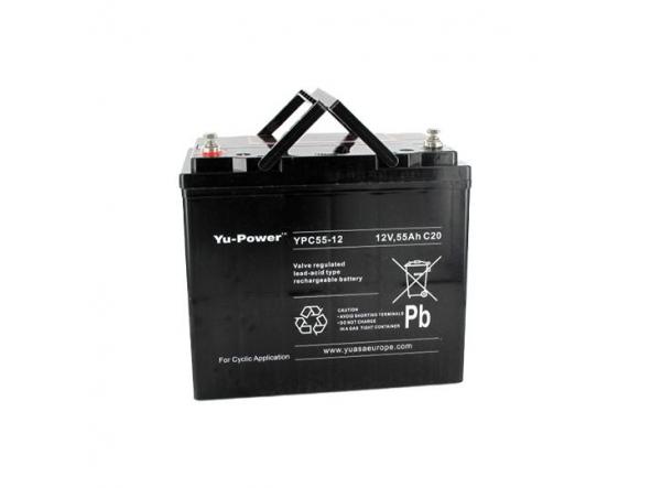 Bateria de plomo 12V 55Ah (228 x 137 x 211) YPC55-12