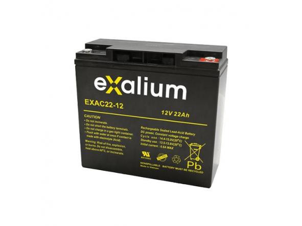 Bateria de plomo 12V 22Ah (181 x 76 x 167) (EXAC22 - 12)
