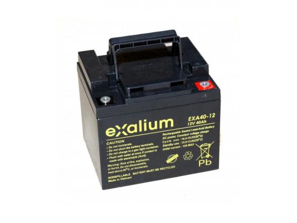 Bateria de plomo 12V, 40Ah (198 x 166 x 171) (EXA40 - 12)