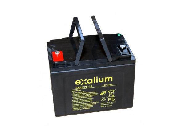 Bateria Batería, 12V, 75Ah (260 x 170 x 202) (EXAC75 - 12)