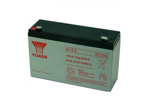 Bateria de plomo 6V 12Ah de plomo (150 x 50 x 97, 5) NP12-6