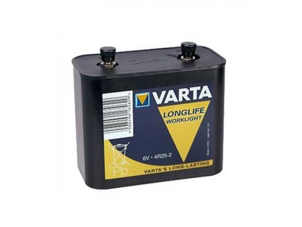 Batería 6V 4R25/2 Carcasa plástico solución salina Varta